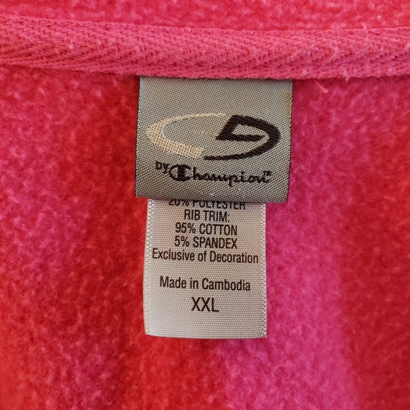 Champion Women's Fuchsia pink hoodie - XXL - Picture 5 of 6